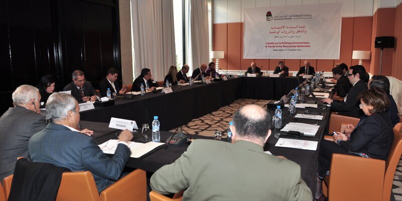 Reunión del Comité de la IS sobre Política Económica, Trabajo y Recursos Nacionales, en Rabat